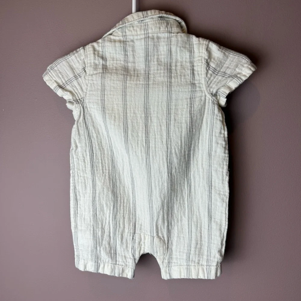 Nordstrom Cotton Gauze Romper 3M